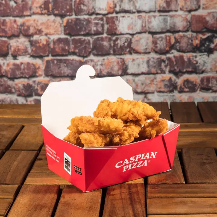 Caspian chicken strips ready to share